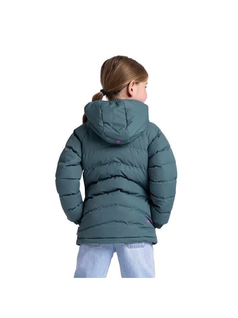 Veste matelassée à capuche amovible amira - trespass Vert foncé - Kiabi