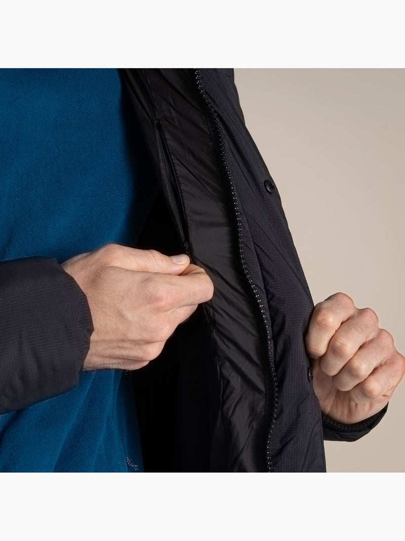 Veste matelassée à capuche expert - craghoppers Noir - Kiabi
