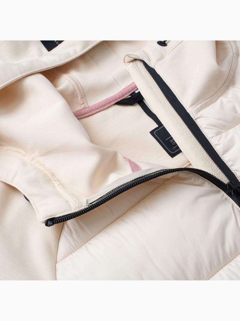 Veste matelassée à capuche motif/style détail contrasté esme - regatta Beige clair - Kiabi