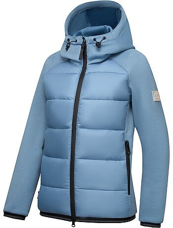 Veste matelassée à capuche motif/style détail contrasté esme - regatta