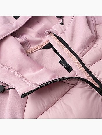 Veste matelassée à capuche motif/style détail contrasté esme - regatta