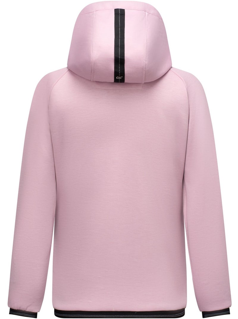 Veste matelassée à capuche motif/style détail contrasté esme - regatta Mauve lilas - Kiabi