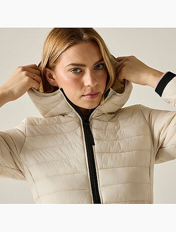 Veste matelassée à capuche motif/style détail contrasté haile - regatta