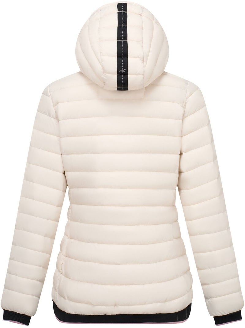 Veste matelassée à capuche motif/style détail contrasté haile - regatta Beige clair - Kiabi