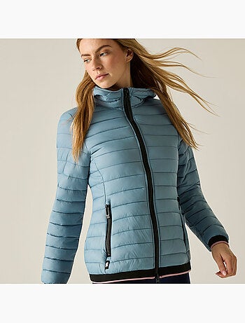Veste matelassée à capuche motif/style détail contrasté haile - regatta