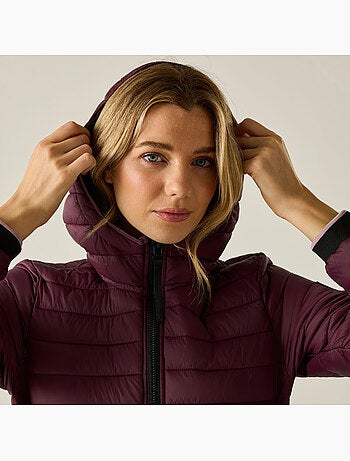 Veste matelassée à capuche motif/style détail contrasté haile - regatta
