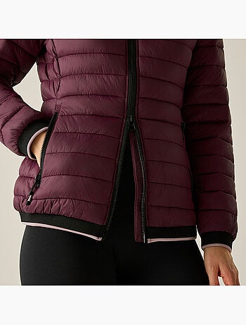 Veste matelassée à capuche motif/style détail contrasté haile - regatta