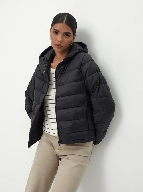 Veste matelassée à capuche - Kiabi