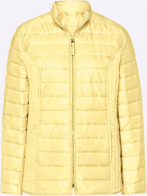 Veste matelassée à col montant avec poches et coutures princesse - Taille standard - Moda Vilona - Kiabi