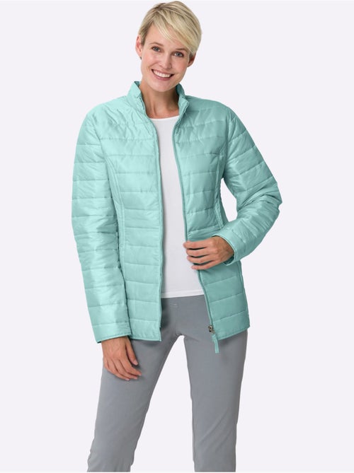 Veste matelassée à col montant et poches cousues - Taille standard - Moda Vilona - Kiabi Veste matelassée à col montant et poches cousues - Taille standard - Moda Vilona - Kiabi