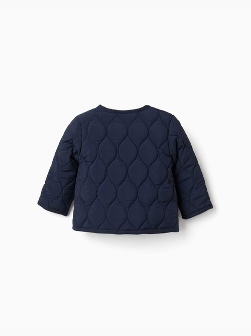Veste matelassée avec boutons-pression - Kiabi