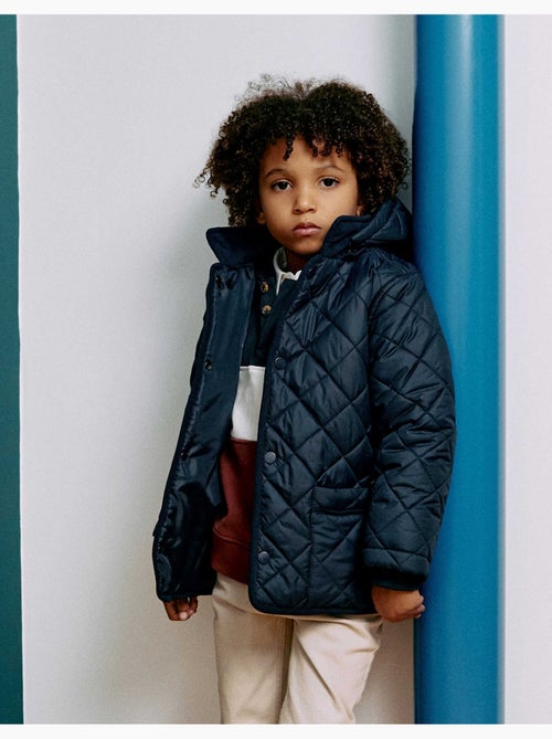Veste matelassée avec capuche amovible - Kiabi Veste matelassée avec capuche amovible - Kiabi