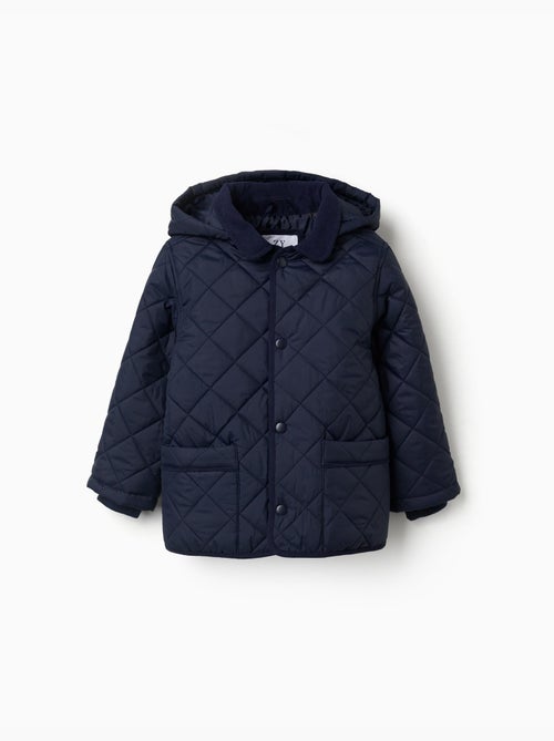 Veste matelassée avec capuche amovible - Kiabi Veste matelassée avec capuche amovible - Kiabi