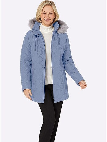 Veste matelassée avec capuche amovible et poches pratiques - Taille standard - Moda Vilona