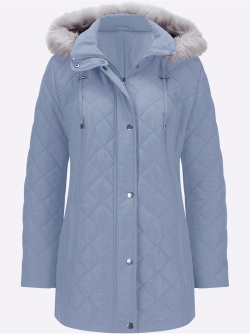 Veste matelassée avec capuche amovible et poches pratiques - Taille standard - Moda Vilona - Kiabi Veste matelassée avec capuche amovible et poches pratiques - Taille standard - Moda Vilona - Kiabi