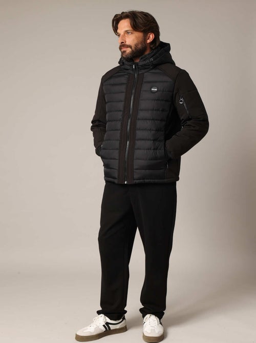 Veste matelassée avec capuche et poches zippées 'Deeluxe' - Kiabi