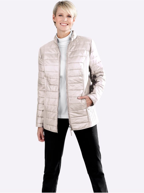 Veste matelassée avec col montant et poches cousues - Taille standard - Moda Vilona - Kiabi