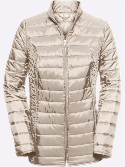 Veste matelassée avec col montant et poches cousues - Taille standard - Moda Vilona - Kiabi