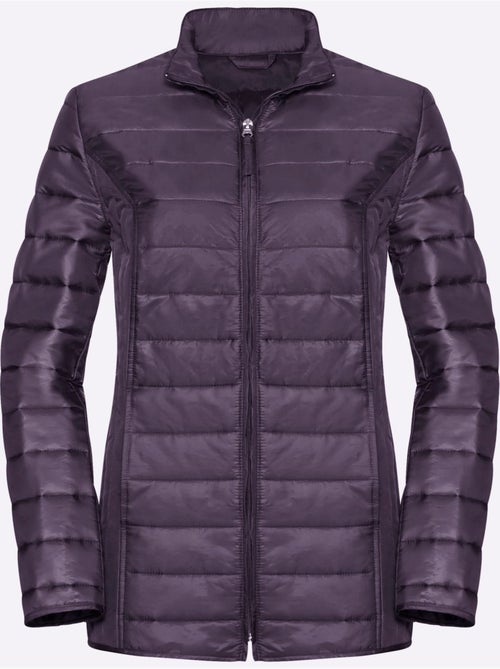 Veste matelassée avec col montant et poches cousues - Taille standard - Moda Vilona - Kiabi Veste matelassée avec col montant et poches cousues - Taille standard - Moda Vilona - Kiabi