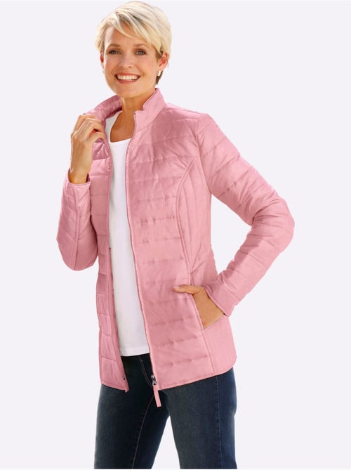 Veste matelassée avec col montant et poches cousues - Taille standard - Moda Vilona - Kiabi