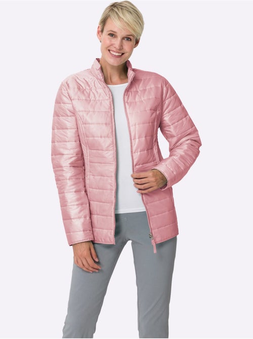 Veste matelassée avec col montant et poches cousues - Taille standard - Moda Vilona - Kiabi