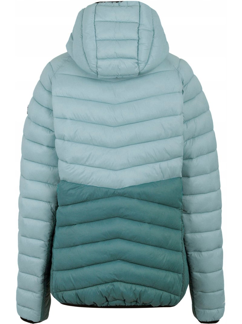 Veste matelassée bicolore à capuche dalent - regatta Vert pastel - Kiabi