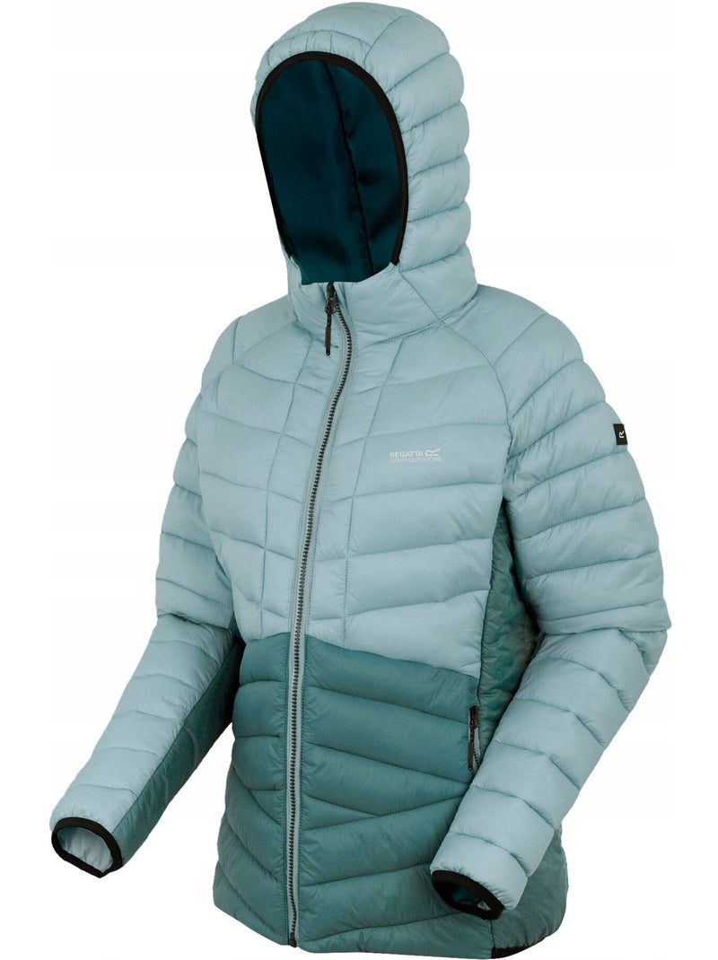 Veste matelassée bicolore à capuche dalent - regatta Vert pastel - Kiabi