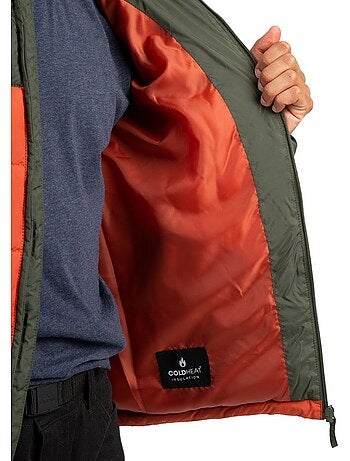 Veste matelassée bicolore à capuche oskar - trespass