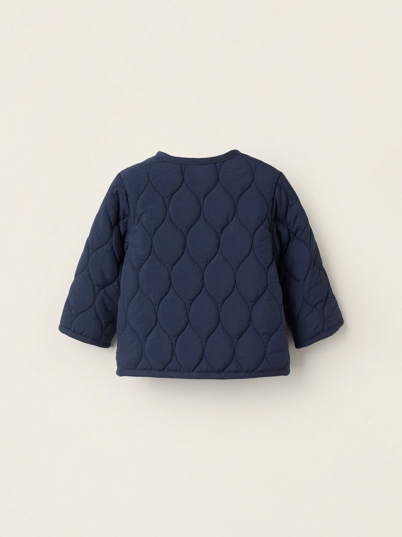 Veste Matelassée Bleu foncé - Kiabi