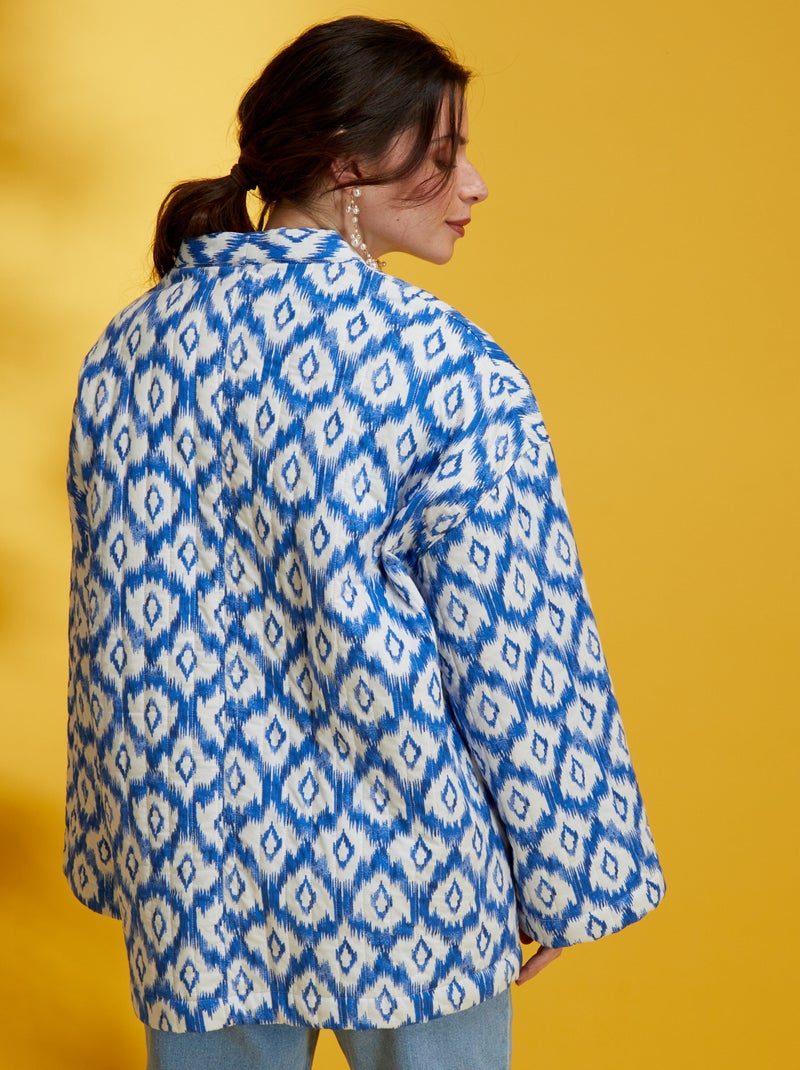 Veste matelassée Bleu - Kiabi