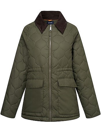 Veste matelassée col rabattu motif/style uni amira - regatta