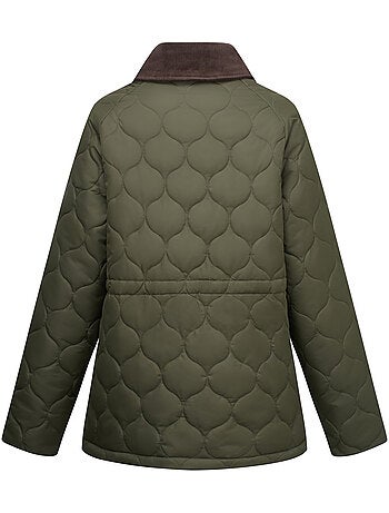 Veste matelassée col rabattu motif/style uni amira - regatta