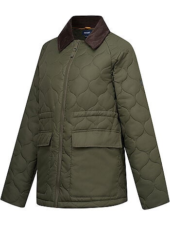 Veste matelassée col rabattu motif/style uni amira - regatta