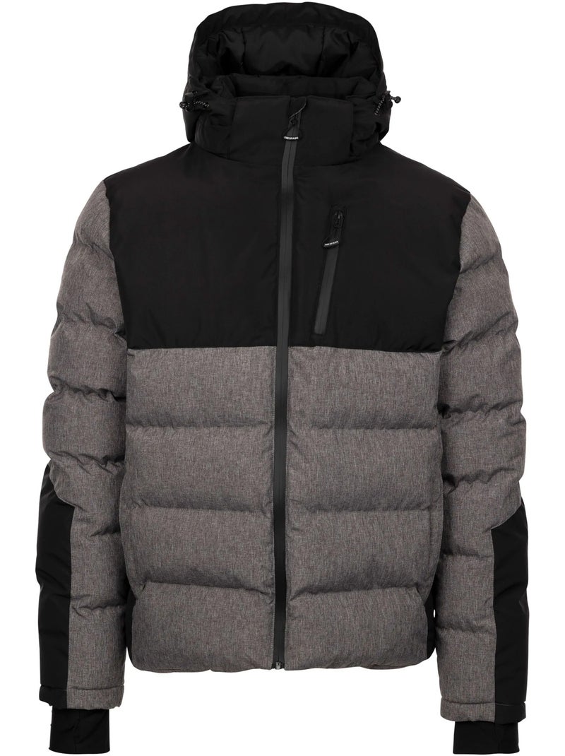 Veste matelassée delabole - trespass Gris chiné - Kiabi