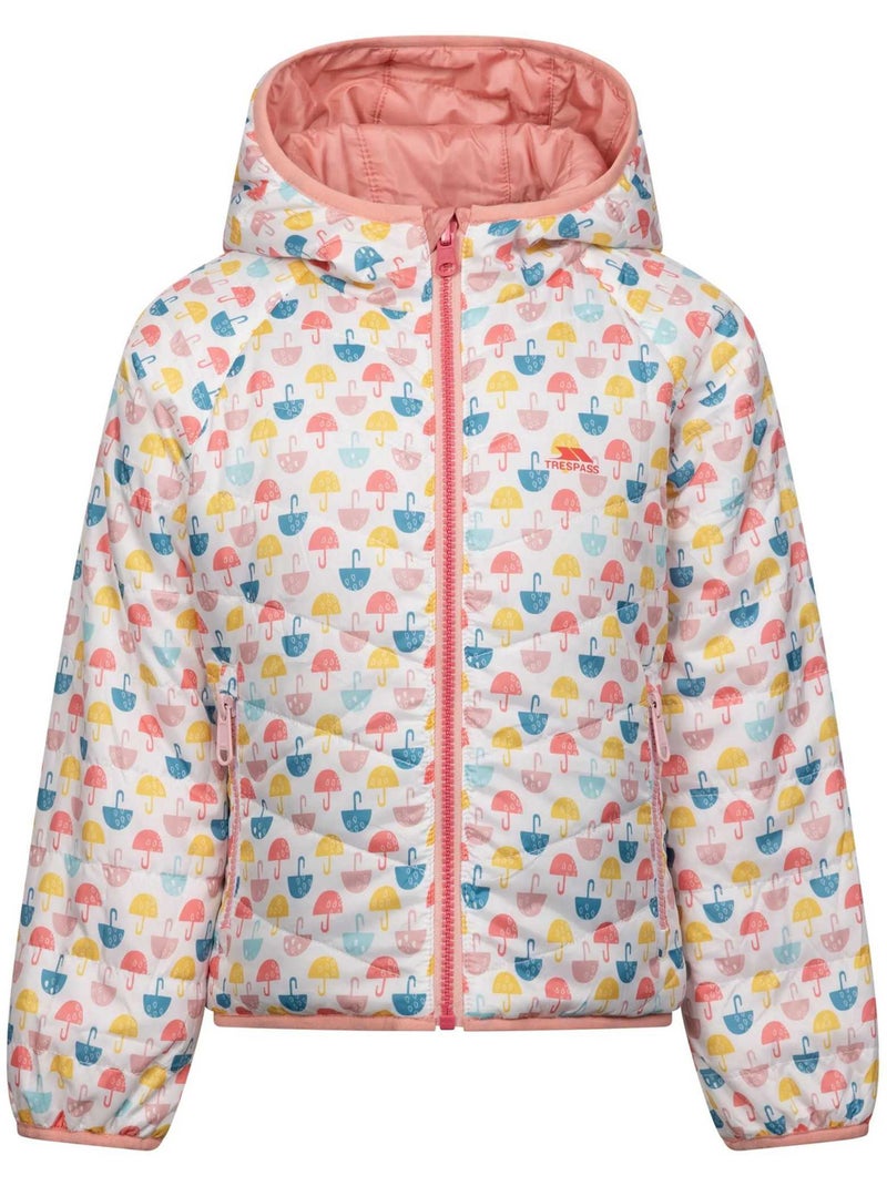 Veste matelassée dessie - trespass Rose pastel/Menthe/Blanc/Beige - Kiabi