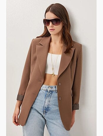 Veste matelassée en gabardine avec fermeture à boutons istanbul