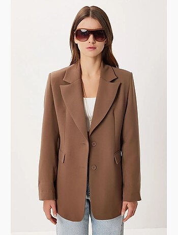 Veste matelassée en gabardine avec fermeture à boutons istanbul