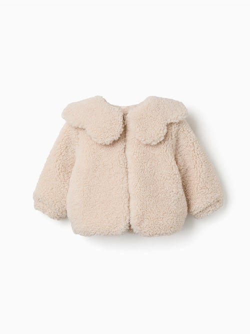 Veste matelassée en sherpa avec maxi col - Kiabi Veste matelassée en sherpa avec maxi col - Kiabi