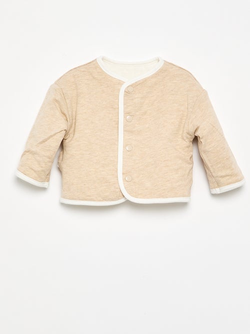 Veste matelassée et pressionnée réversible - Kiabi