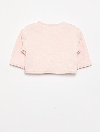 Veste matelassée et pressionnée réversible