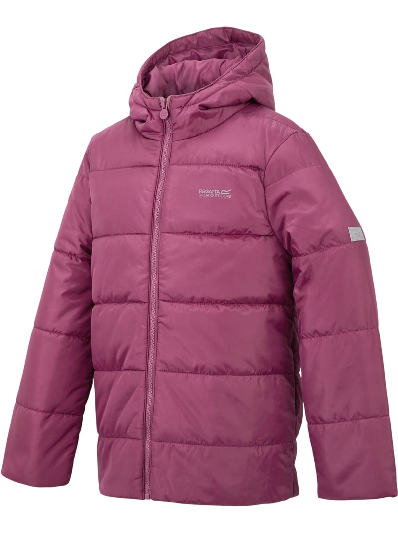 Veste matelassée et unie à capuche halkner - regatta Rose clair - Kiabi