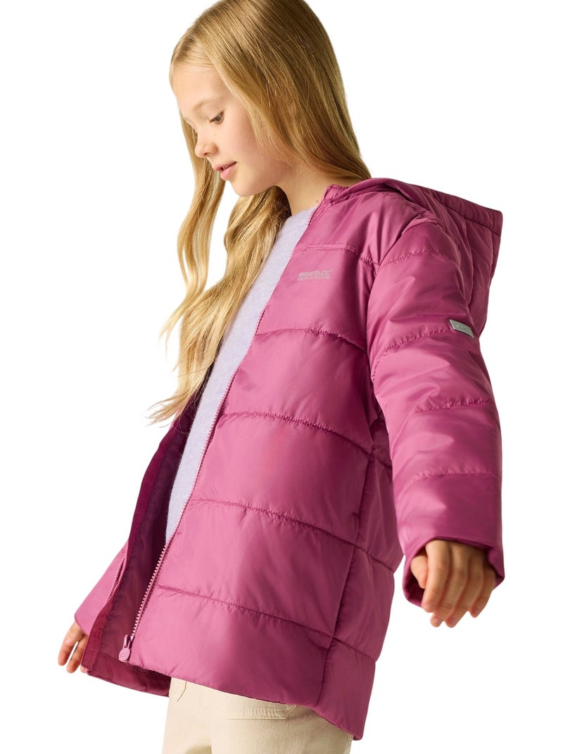 Veste matelassée et unie à capuche halkner - regatta Rose clair - Kiabi