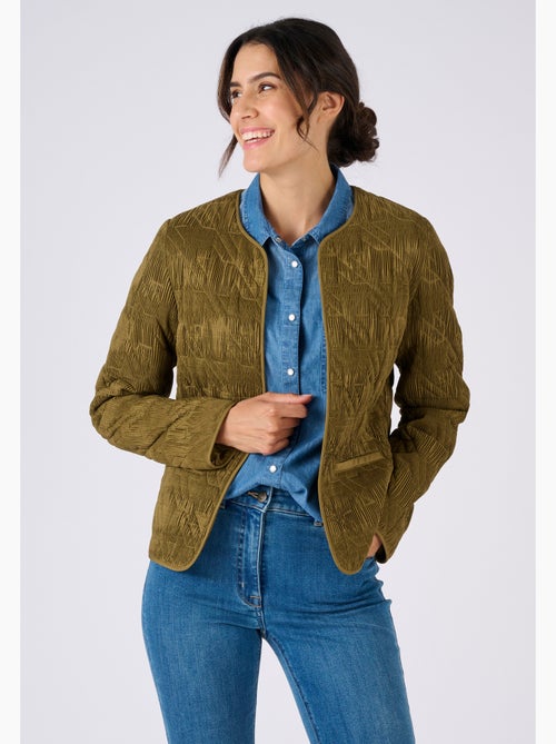 Veste matelassée fantaisie - Damart - Kiabi