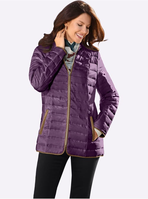 Veste matelassée femme mi-saison avec col montant et manches longues - taille standard - moda vilona - Kiabi Veste matelassée femme mi-saison avec col montant et manches longues - taille standard - moda vilona - Kiabi