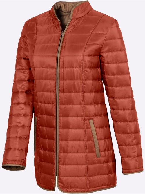 Veste matelassée femme mi-saison col montant avec poches - taille standard - moda vilona - Kiabi Veste matelassée femme mi-saison col montant avec poches - taille standard - moda vilona - Kiabi