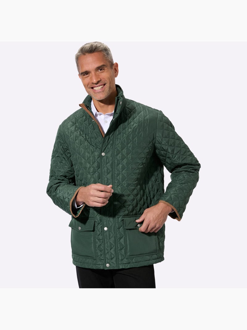 Veste matelassée garnissage chaud - taille standard - moda vilona Beige/Vert - Kiabi