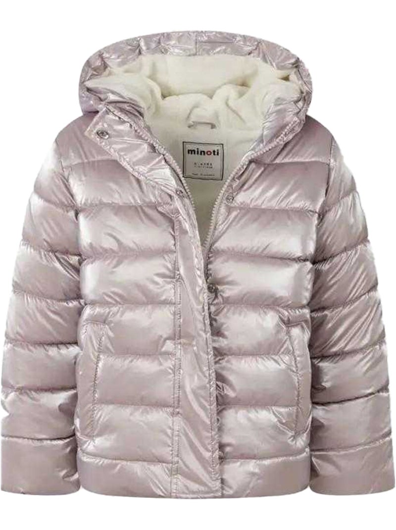 Veste matelassée hiver motif/style uni - minoti Rose parme - Kiabi
