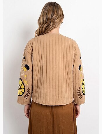 Veste matelassée inspiration bohème - afibel