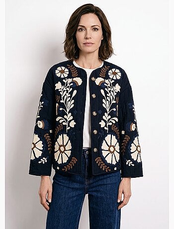 Veste matelassée inspiration bohème - afibel