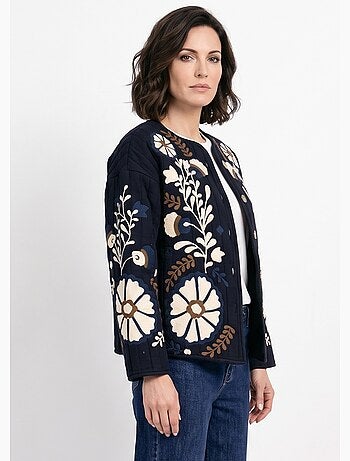 Veste matelassée inspiration bohème - afibel